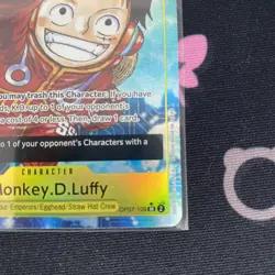 One Piece Monkey D.Luffy OP07-109 Alt Art Parallel SR English 500 Years - Image 4