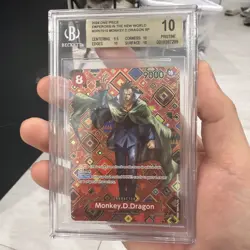 One Piece CCG Monkey.D.Dragon Emperors in the New World SP OP07-015 BGS 10 - Image 1