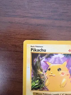 Pokemon 🔴 RED CHEEKS 🔴 Pikachu 058/102 Base Set (Shadowless) vintage tcg - Image 2