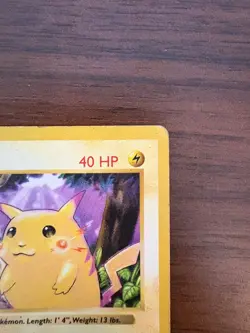 Pokemon 🔴 RED CHEEKS 🔴 Pikachu 058/102 Base Set (Shadowless) vintage tcg - Image 3