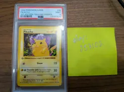 Pokemon Pikachu Base Set 058/102 1st Edition Shadowless PSA 9 - Image 2