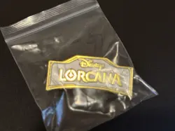 Disney Lorcana Pin - Organized Play League Promo Steel - White QTY 1 - Image 1