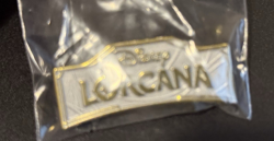 Disney Lorcana Pin - Organized Play League Promo Steel - White QTY 1 - Image 2