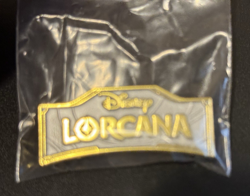 Disney Lorcana Pin - Organized Play League Promo Steel - White QTY 1 - Image 3