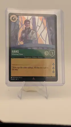 Disney Lorcana Hans - Scheming Prince 78/204 Cold FOIL Holo First Chapter NM - Image 1