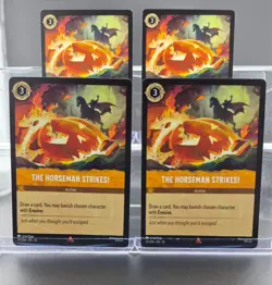 Disney Lorcana The Horseman Strikes! 29/204 Whispers in the Well Rare 4 Cards - Image 1