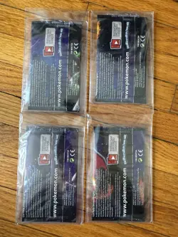 Lot of 4 Pokemon TCG Hidden Fates Booster Packs, New, Sealed - Image 2