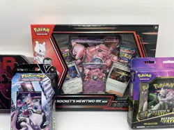 Pokemon Hidden Fates Destined Rivals Mewtwo SEALED BUNDLE LOT OF 4 PIN TIN BOX - Image 3
