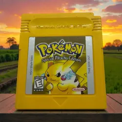 Pokemon Yellow Version - Nintendo GameBoy - Tested SAVES - Authentic-New Battery - Image 2