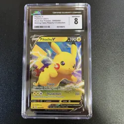CGC 8 Pikachu V SWSH061 - Black Star Promo Holo - Pokemon TCG - Image 1