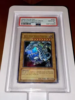 2002 YU-GI-OH! SHONEN JUMP PROMO #001 BLUE-EYES WHITE DRAGON PSA 10 - Image 1