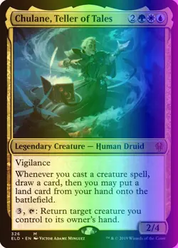 MTG Chulane, Teller of Tales (326/533) Throne of Eldraine LP FOIL - Image 1