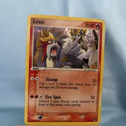 Pokemon TCG Entei 1/17 Pop Series 2 (MP) Holo Rare Card - Image 3