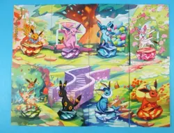 Prismatic Evolutions *EMPTY* Mini Tin FULL Set Of 8 (Tin + Card + Coin) - Image 2