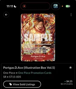 One Piece TCG Illustration Box Vol 5 Promo Cards Lot Of 8x Each English - Image 2