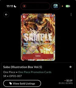 One Piece TCG Illustration Box Vol 5 Promo Cards Lot Of 8x Each English - Image 3