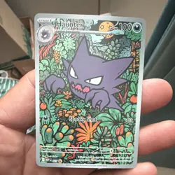Pokemon Haunter Promo Full Art Card English 2025 Stage 1 027 Mega Evolution - Image 1