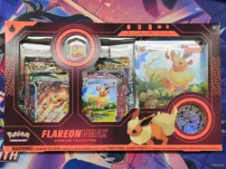 Pokemon TCG Flareon Vmax Premium Collection Card Game 820650851308 - Image 1