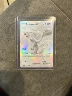 2025 Reshiram EX White Flare SV11W BWR Foil Card 173/086 Mint Condition - Image 1