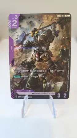 Barbatos 1st Form LR GD02-054 | NM - Gundam Card Game - Image 1