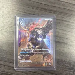 Bandai Gundam Barbatos Lupus GD03-050 LR Unit Card Gundam War TCG English - Image 1