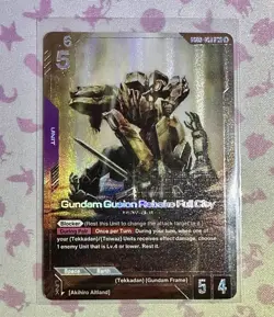 Gundam TCG GD03-053 Gundam Gusion Rebake Full City Alt Art R+ Card Game CCG Eng - Image 1