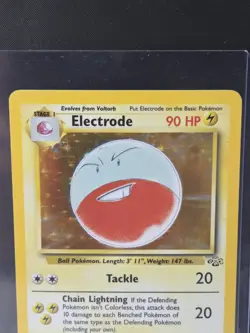 Pokemon TCG Electrode Jungle 2/64 Holo Rare Card LP Vintage - Image 3