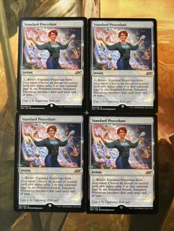 4x Standard Procedure | NM/M | Unfinity | Magic MTG - Image 1