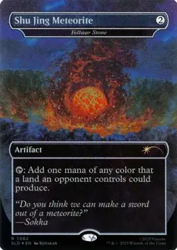 Shu Jing Meteorite (Fellwar Stone) - FOIL (SLD 7062) - Secret Lair Avatar MTG - Image 1