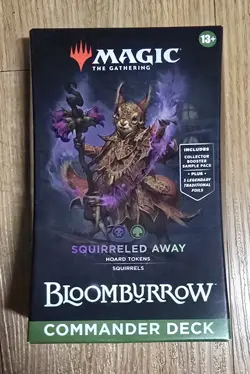 Bloomburrow Commander Deck - SQUIRRELED AWAY MTG Brand New Sealed - Image 1