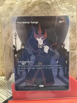 1x - Warstorm Surge - Borderless #38 - Avatar: Eternal - NM MTG - Image 1