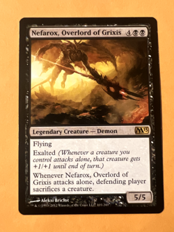 MTG Nefarox, Overlord of Grixis Magic 2013 103/249 Regular Rare NM - Image 1