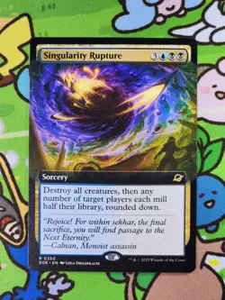 Singularity Rupture (Extended Art) Edge of Eternities Magic MTG EOE - Image 1