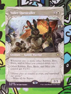 Valley Questcaller (Showcase Regular) Bloomburrow Magic Gathering MTG BLB - Image 1