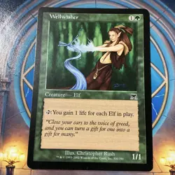 Magic the Gathering MTG Wellwisher (300) Onslaught LP - Image 1