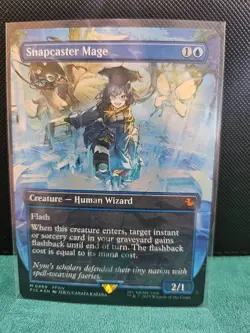 Snapcaster Mage FIC 0469 (Borderless) (Chocobo Track Foil) MTG Final Fantasy - Image 1