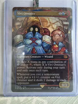 Vivi Ornitier MTG Final Fantasy 0570 (Borderless) (Chocobo Track Foil) Mythic - Image 3