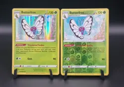 Pokemon TCG Butterfree Fusion Strike 003/264 Holo Rare & Reverse Holo Bundle - Image 1