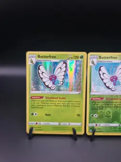 Pokemon TCG Butterfree Fusion Strike 003/264 Holo Rare & Reverse Holo Bundle - Image 2