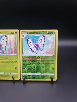 Pokemon TCG Butterfree Fusion Strike 003/264 Holo Rare & Reverse Holo Bundle - Image 3