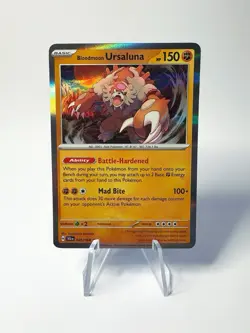 Pokemon TCG Bloodmoon Ursaluna 025/064 Shrouded Fable Holo - Image 1