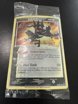 Greninja Gold Star SWSH144 Pokemon Celebrations ETB Promo NM SEALED - Image 1