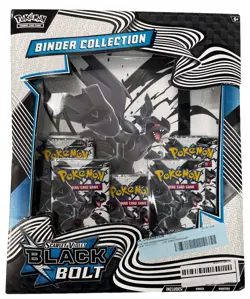 Pokemon TCG Scarlet & Violet Black Bolt Binder Collection BRAND NEW SEALED Unova - Image 1