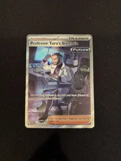 Professor Turo's Scenario 257/182 Paradox Rift Special Illustration Rare Pokemon - Image 1