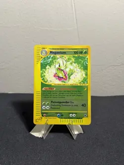 2002 Pokemon Expedition Meganium 18/165 Reverse Holo LP - Image 1