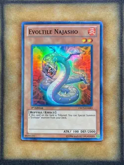 Yugioh Evoltile Najasho ORCS-EN083 Super Rare 1st Ed LP - Image 1