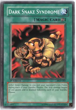 Yugioh - Dark Snake Syndrome PGD-087 1st Edition - Pharaonic Guardian - Image 1
