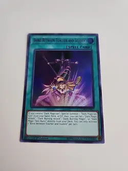 Yugioh Bond Between Teacher and Student DUPO-EN017 (Ultra Rare) 1st Edition #Y40 - Image 1