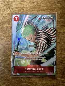 One Piece TCG English OP14-015 Roronoa Zoro Alt Art - Image 1