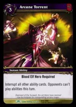 Arcane Torrent - Through the Dark Portal - World of Warcraft TCG - Image 1